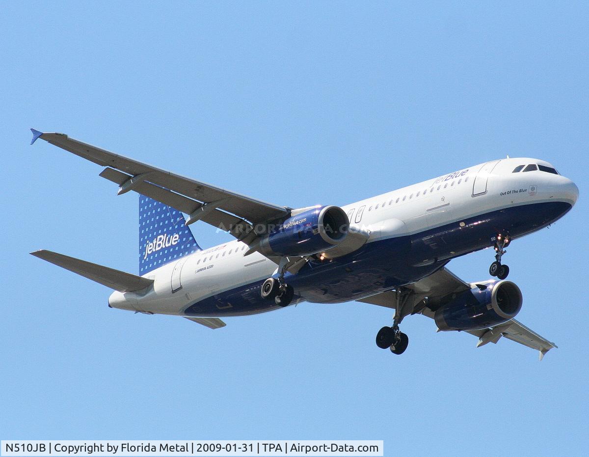 N510JB, 2000 Airbus A320-232 C/N 1280, Jet Blue A320