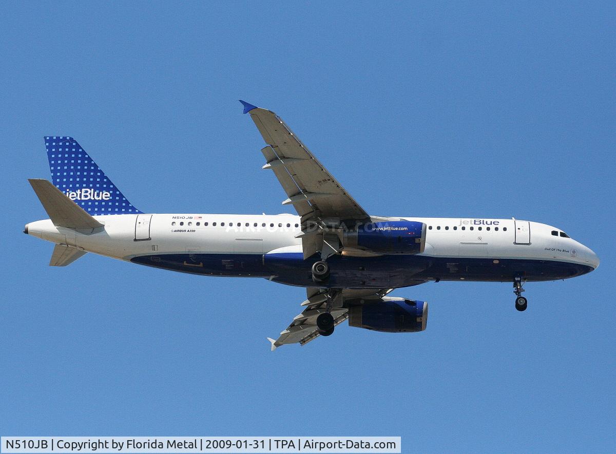 N510JB, 2000 Airbus A320-232 C/N 1280, Jet Blue A320