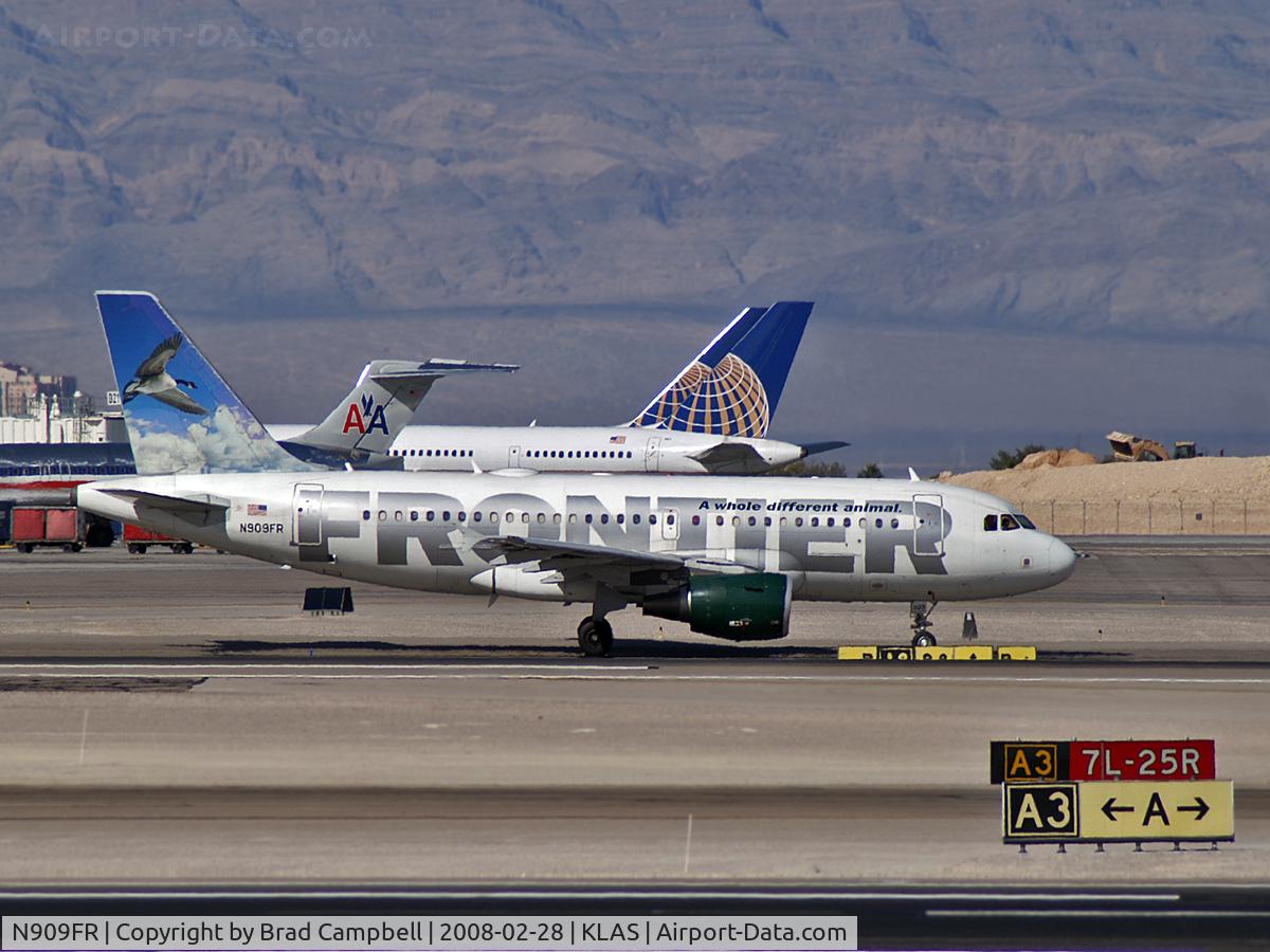 N909FR, 2002 Airbus A319-111 C/N 1761, Frontier Airlines - 'Lucy - Canada Goose' (Retired) / 2002 Airbus A319-111