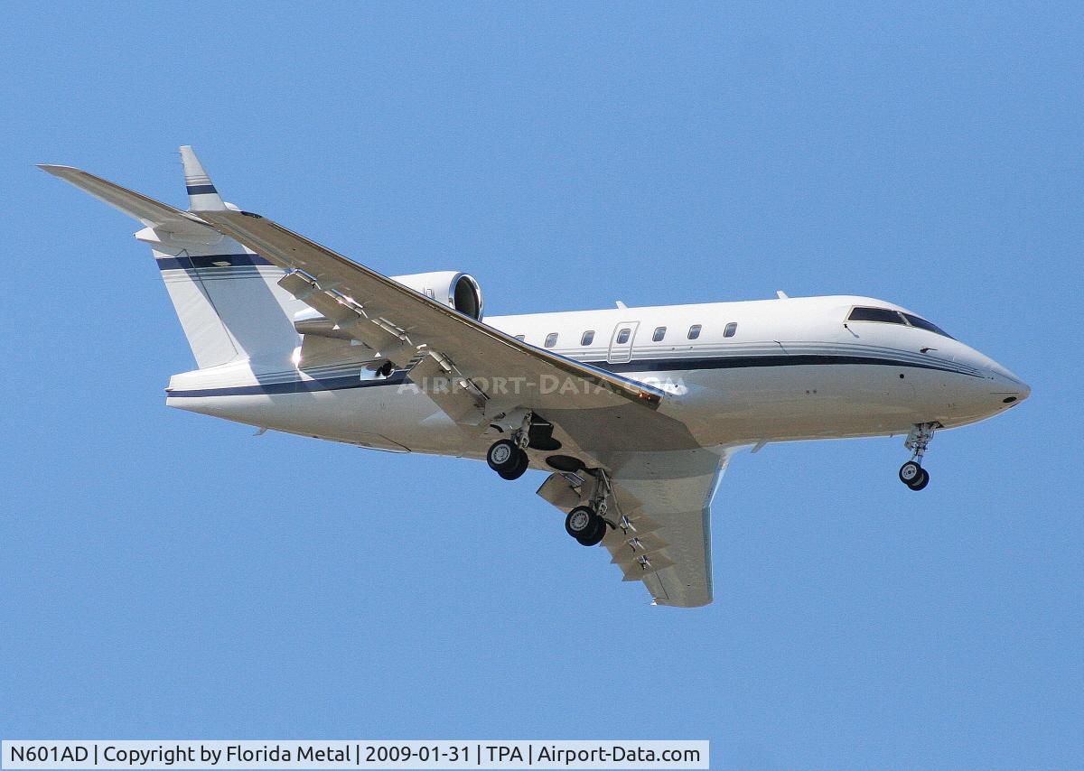 N601AD, 1995 Canadair Challenger 601-3R (CL-600-2B16) C/N 5186, CL600