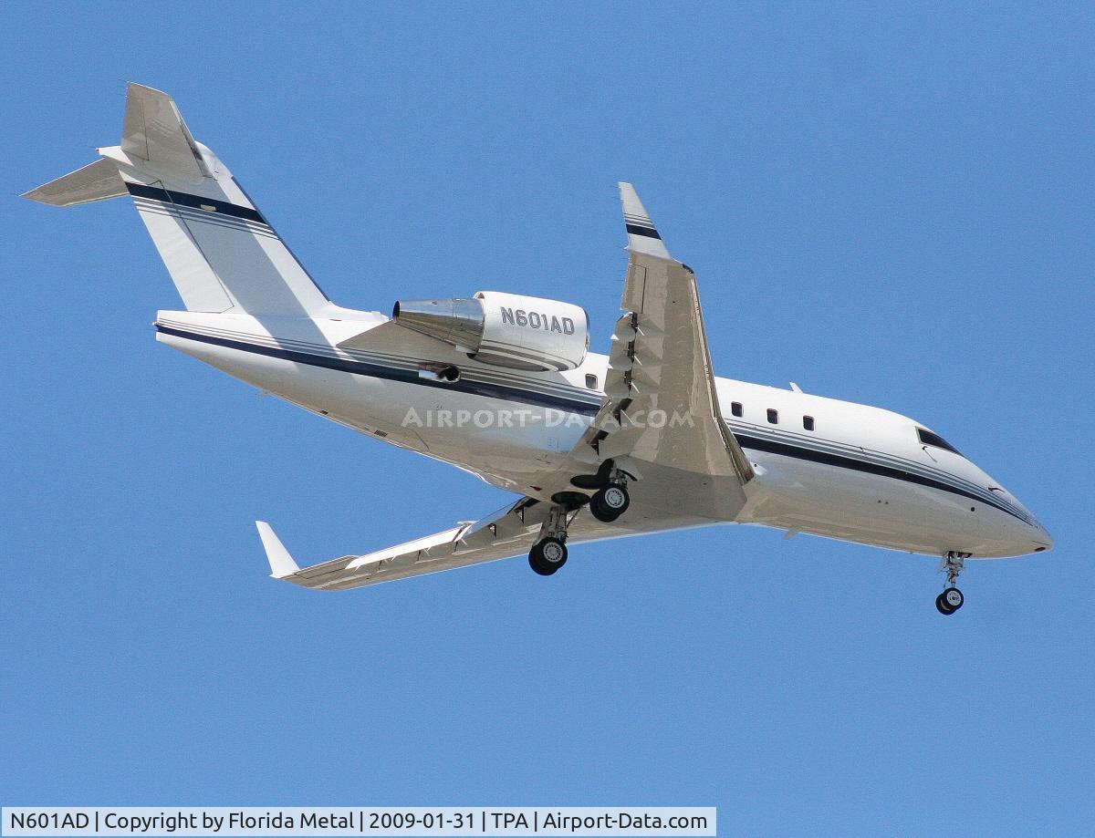 N601AD, 1995 Canadair Challenger 601-3R (CL-600-2B16) C/N 5186, CL600
