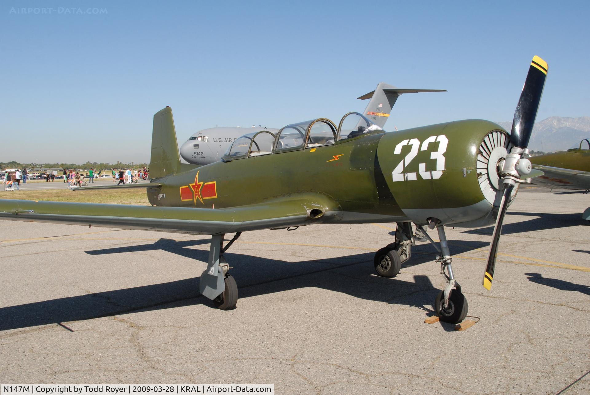 N147M, Nanchang CJ-6A C/N 4232020, Riverside Airshow 2009