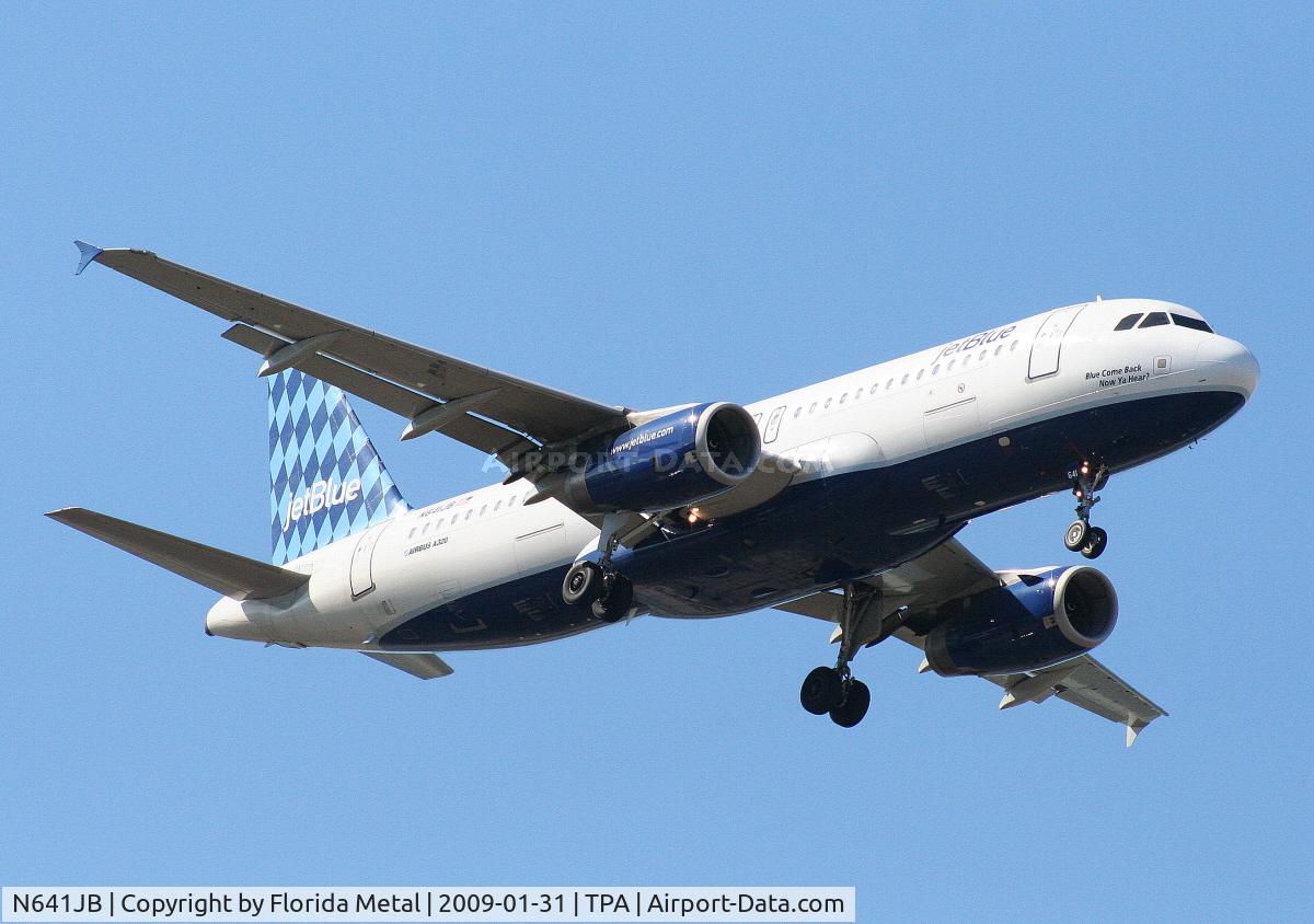 N641JB, 2006 Airbus A320-232 C/N 2848, Jet Blue A320