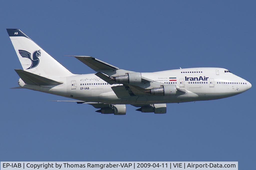 EP-IAB, 1976 Boeing 747SP-86 C/N 20999, Iran Air Boeing 747SP