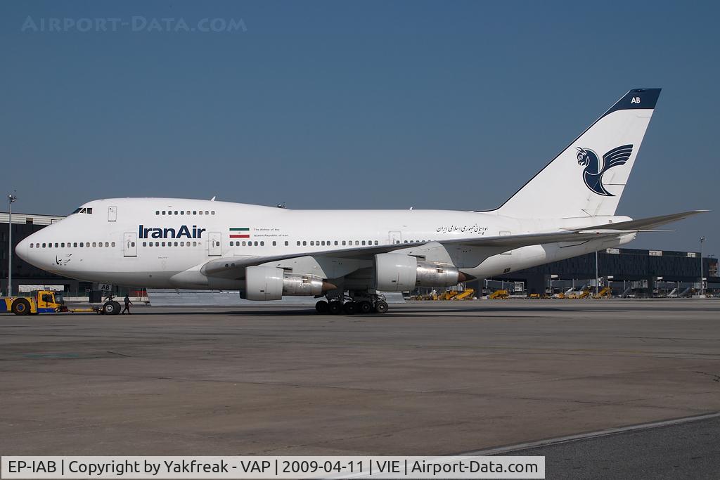 EP-IAB, 1976 Boeing 747SP-86 C/N 20999, Iran Air Boeing 747SP