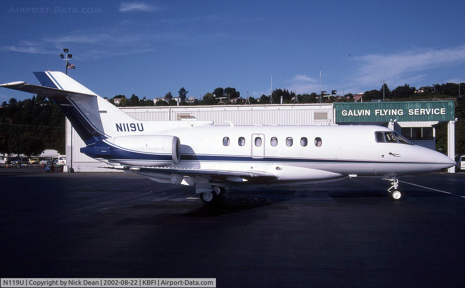 N119U, 1992 British Aerospace BAe.125-1000A C/N 259007, KBFI