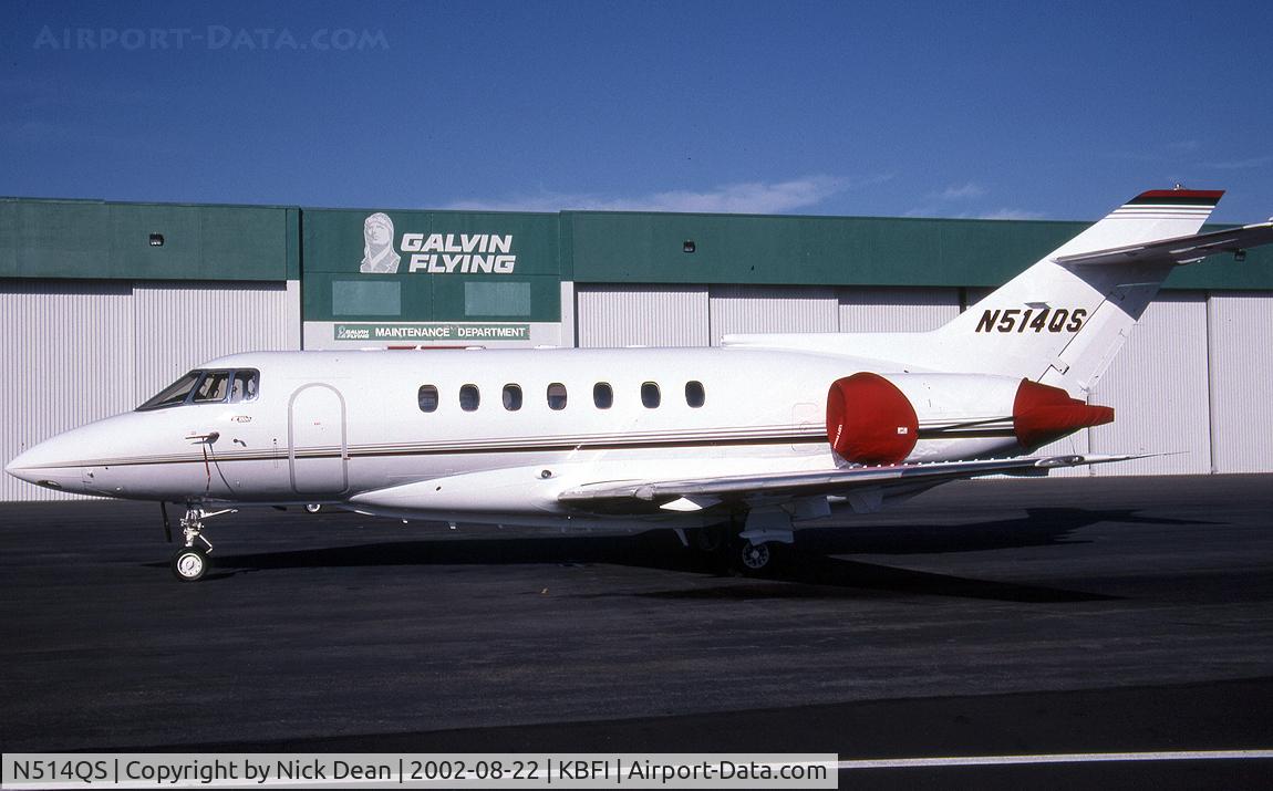N514QS, 1993 British Aerospace BAE125 HAWKER 1000A C/N 259014, KBFI