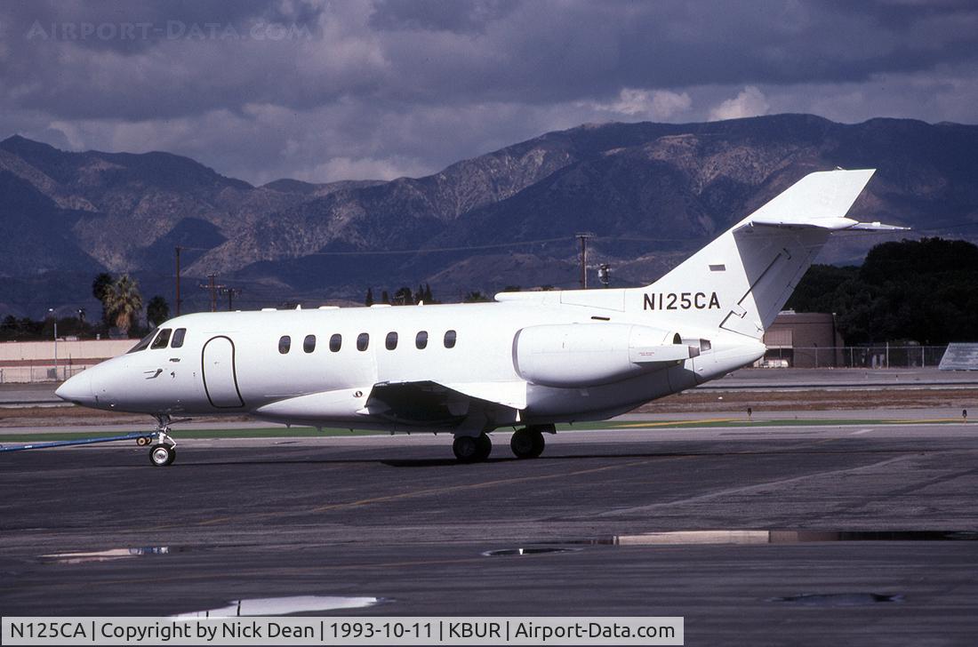 N125CA, 1992 British Aerospace BAe.125-1000A C/N 259019, KBUR