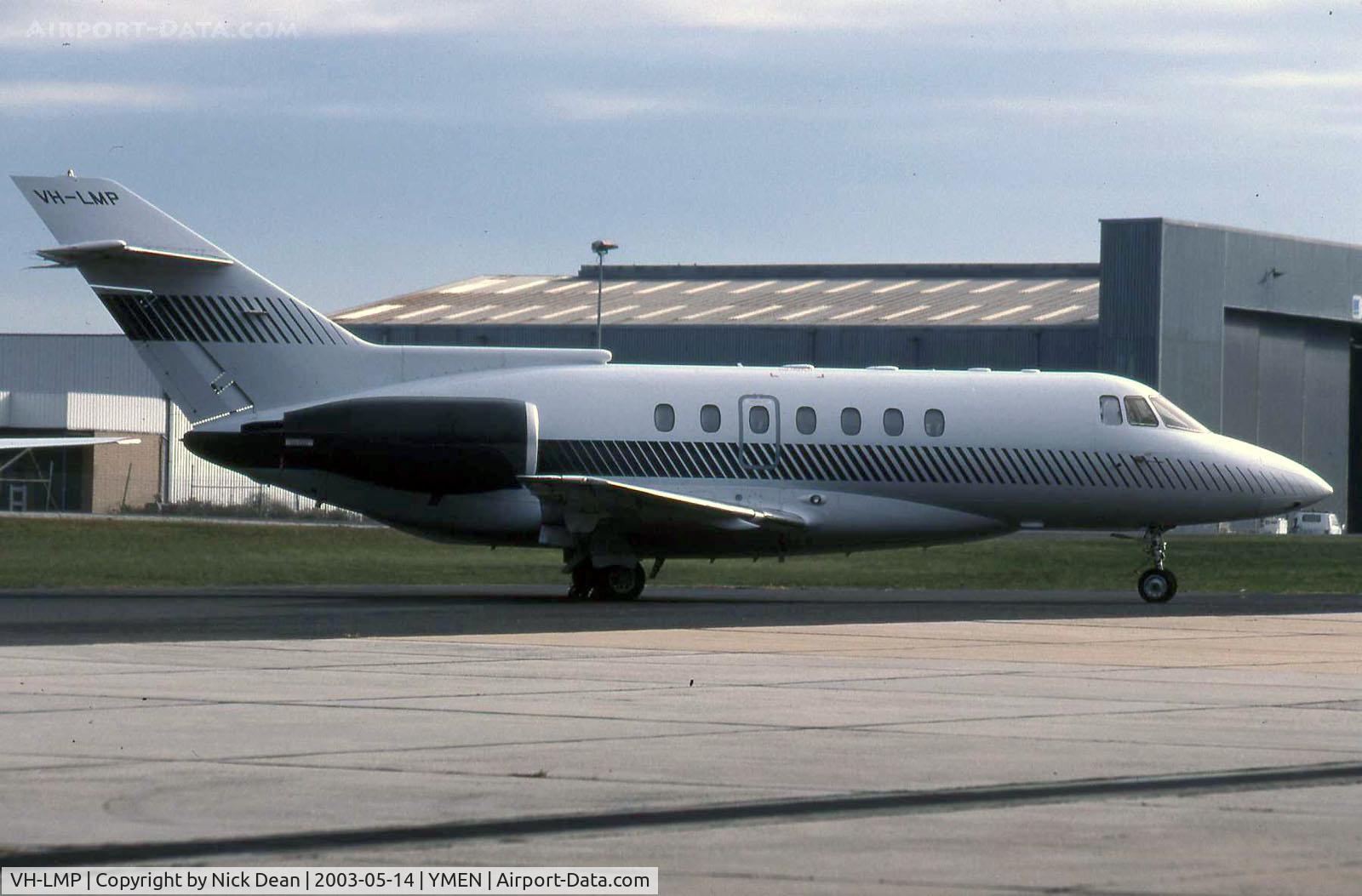 VH-LMP, 1992 British Aerospace BAe.125-1000B C/N 259022, YMEN