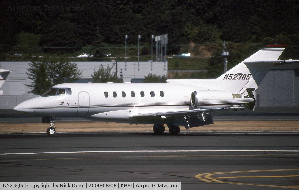 N523QS, 1992 British Aerospace BAE125 HAWKER 1000A C/N 259023, KBFI