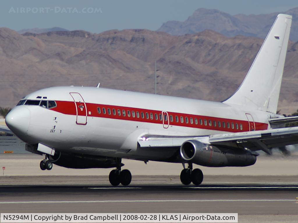 N5294M, 1974 Boeing 737-200 C/N 20694, J.A.N.E.T. Airlines EG & G - Layton, Utah / 1974 Boeing 737-200
