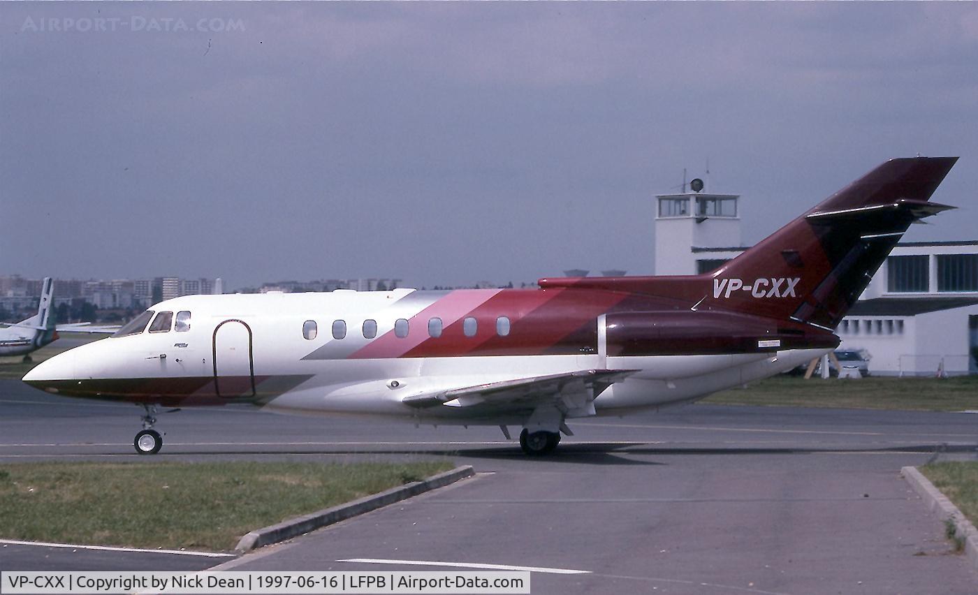 VP-CXX, 1992 British Aerospace BAe-125-1000B C/N 259032, LFPB Paris Le Bourget