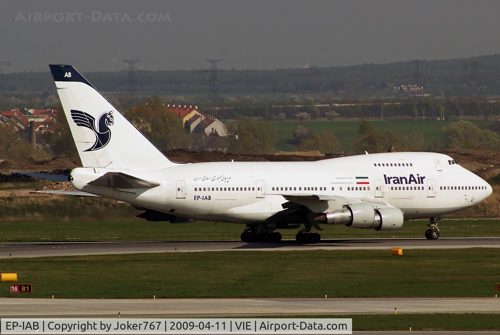 EP-IAB, 1976 Boeing 747SP-86 C/N 20999, Iran Air Boeing 747SP-86