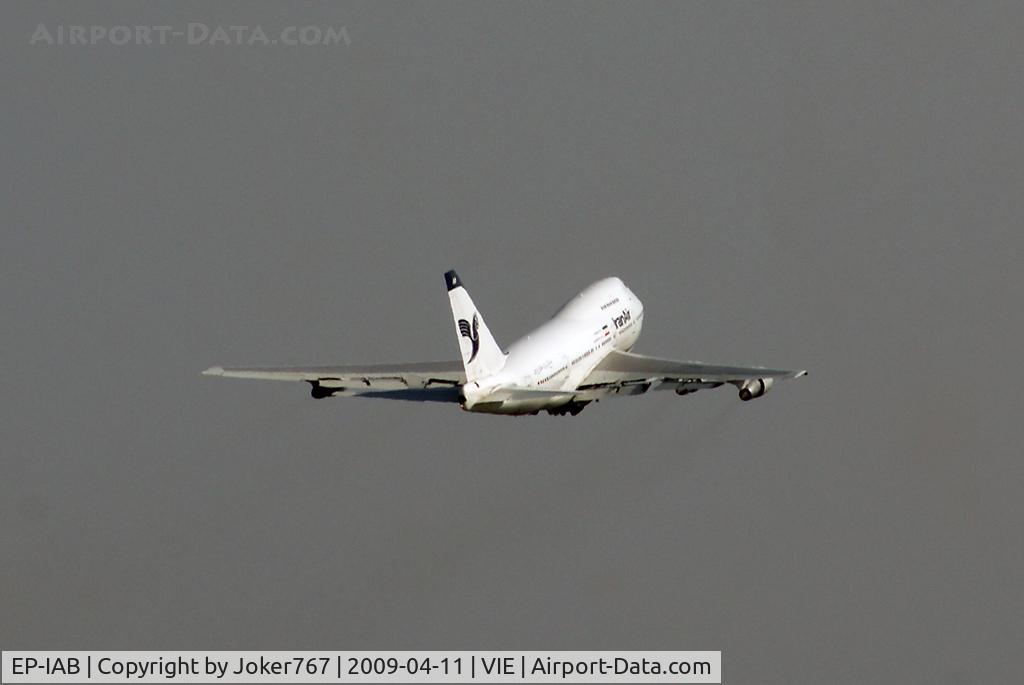 EP-IAB, 1976 Boeing 747SP-86 C/N 20999, Iran Air Boeing 747SP-86