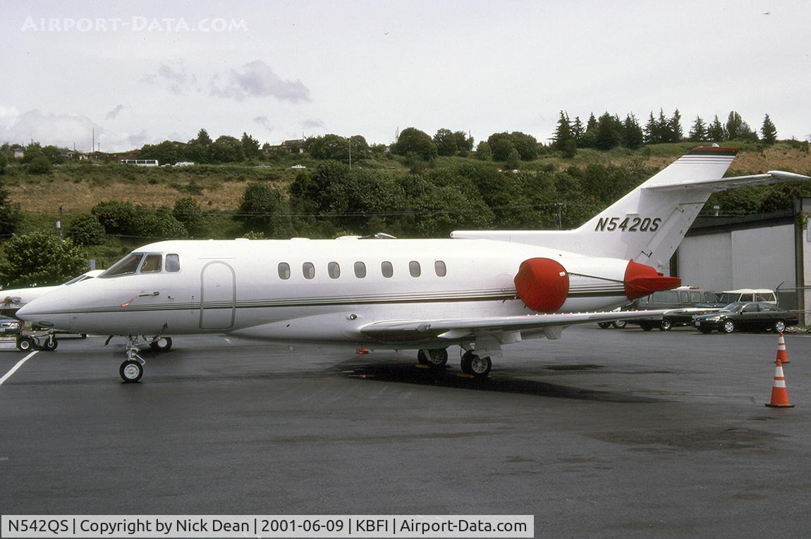 N542QS, 1993 British Aerospace BAE125 HAWKER 1000A C/N 259042, KBFI