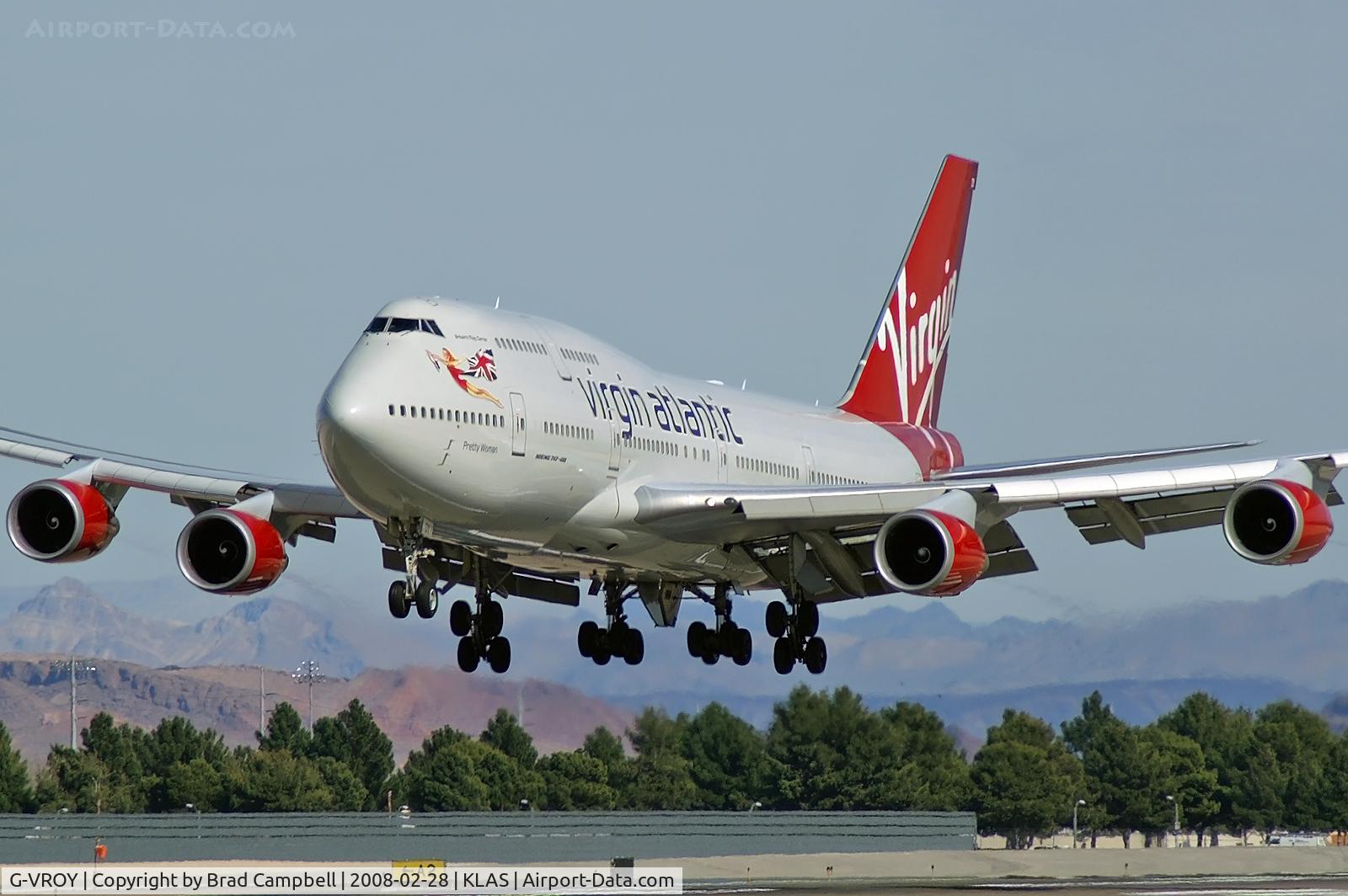 G-VROY, 2001 Boeing 747-443 C/N 32340, Virgin Atlantic - 'Pretty Woman' / 2001 Boeing Company Boeing 747-443