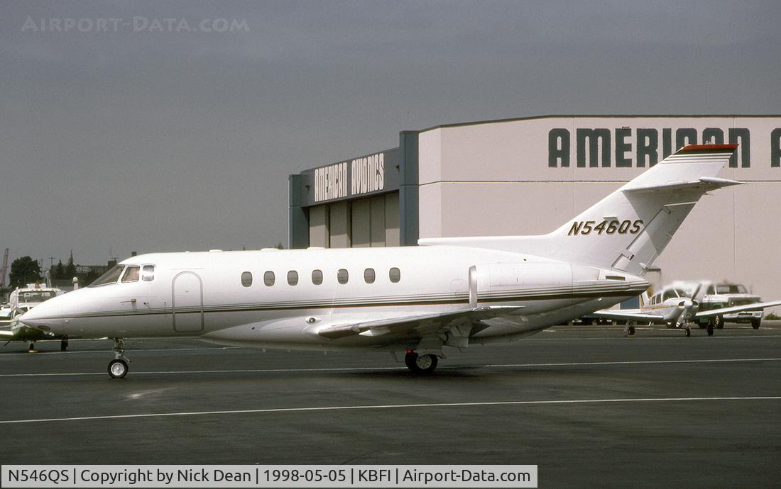 N546QS, 1994 British Aerospace BAE125 HAWKER 1000A C/N 259046, KBFI