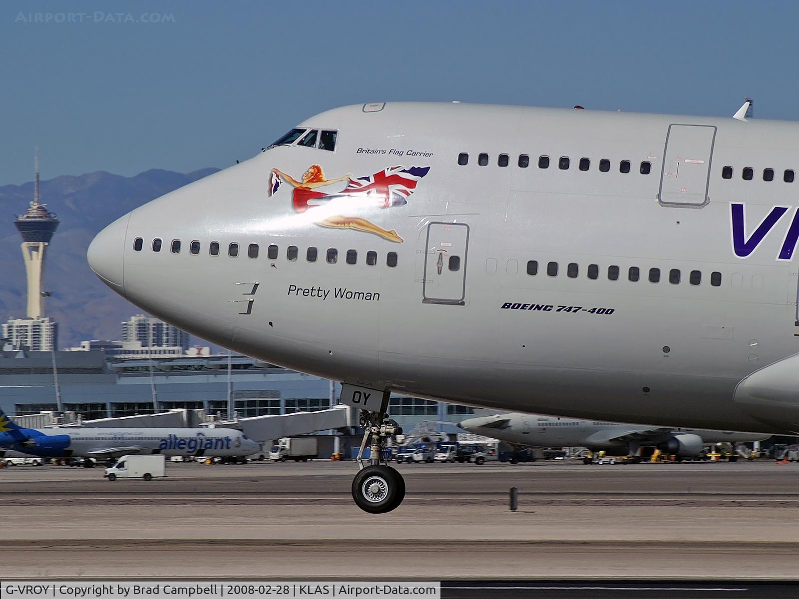 G-VROY, 2001 Boeing 747-443 C/N 32340, Virgin Atlantic - 'Pretty Woman' / 2001 Boeing Company Boeing 747-443
