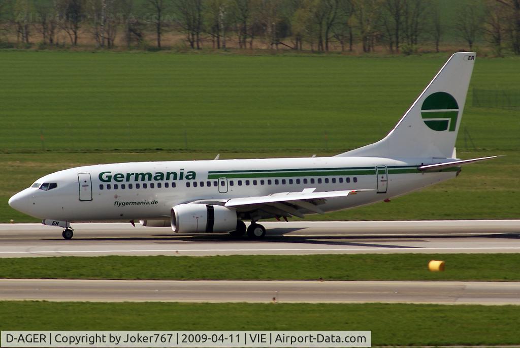 D-AGER, 1998 Boeing 737-75B C/N 28107, Germania Boeing 737-75B