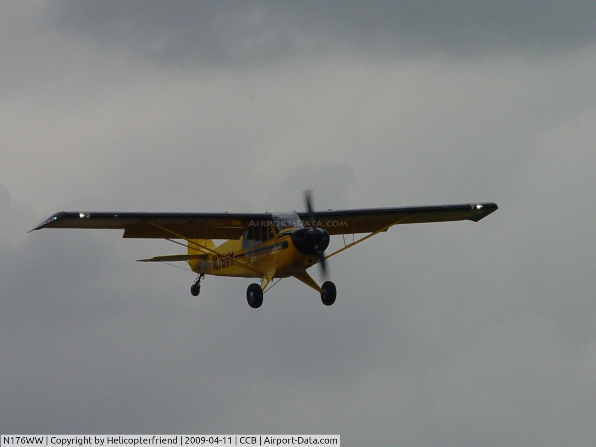 N176WW, 2006 Aviat A-1B Husky C/N 2377, On final to Cable