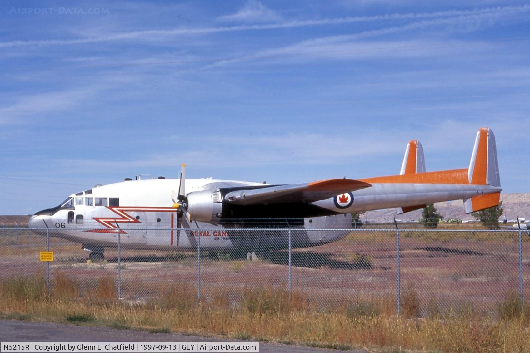 N5215R, 1968 Fairchild C-119G Flying Boxcar C/N 10773, Parked at the airport entrance, when still with Hawkins & Powers
