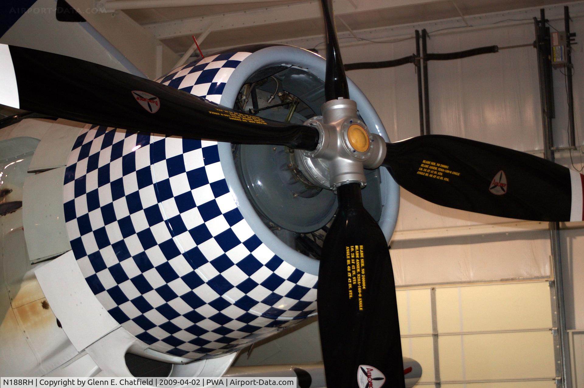 N188RH, 1955 Douglas EA-1E Skyraider C/N 10265 (135188), With the Oklahoma Museum of Flying