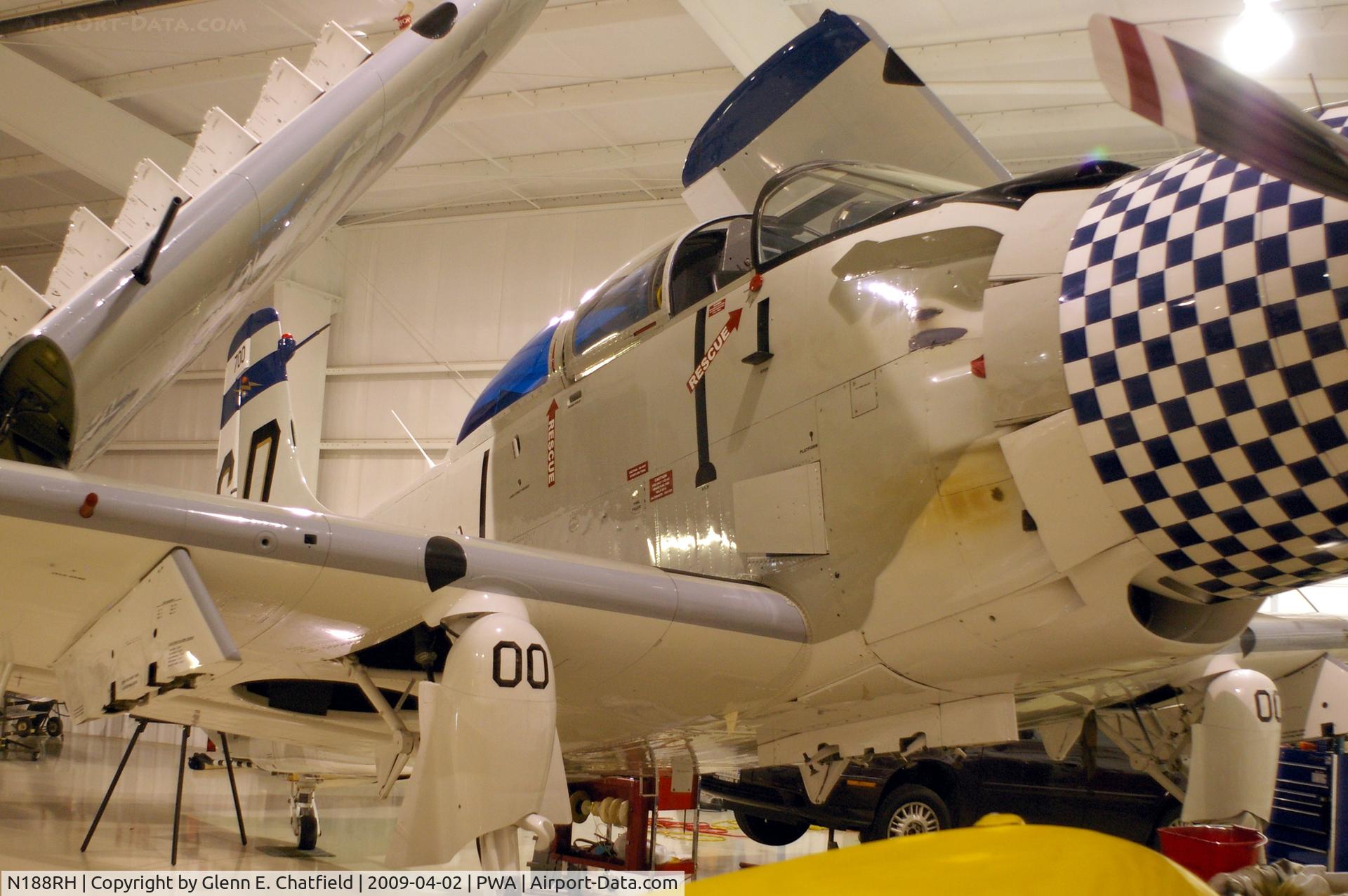 N188RH, 1955 Douglas EA-1E Skyraider C/N 10265 (135188), With the Oklahoma Museum of Flying