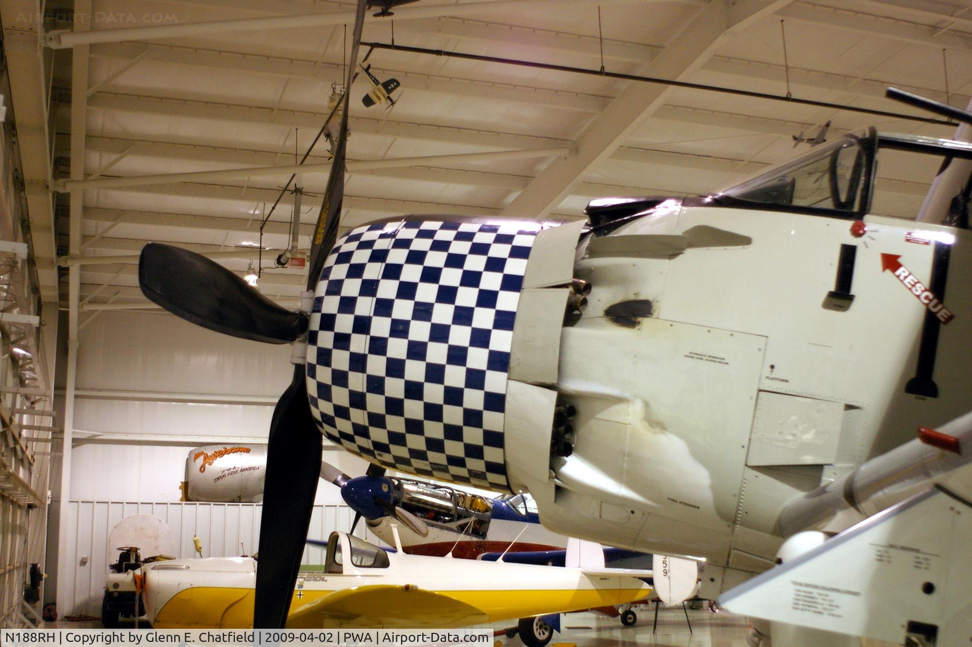 N188RH, 1955 Douglas EA-1E Skyraider C/N 10265 (135188), With the Oklahoma Museum of Flying
