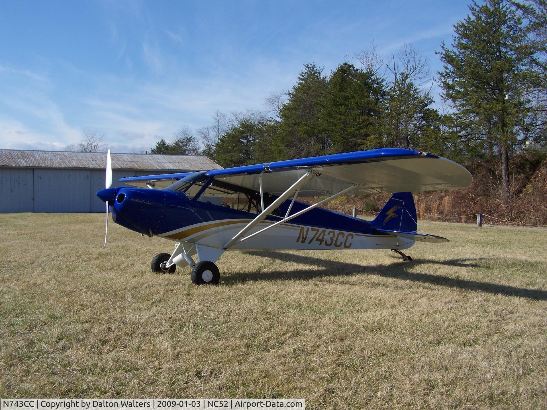 N743CC, 2007 Cub Crafters CC11-100 Sport Cub C/N CC11-00042, Taken at Silver Creek Airport (NC52) in Morganton, NC.