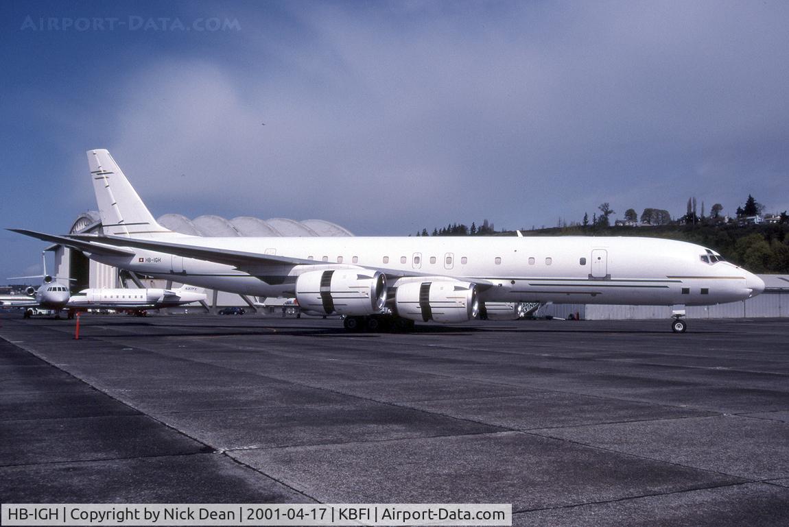 HB-IGH, 1969 Douglas DC-8-72 C/N 46067, KBFI