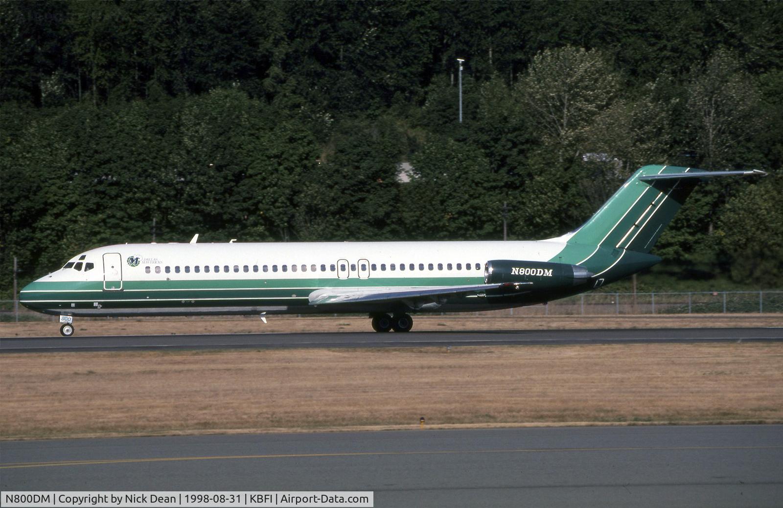 N800DM, 1971 Douglas DC-9-32 C/N 47466, KBFI