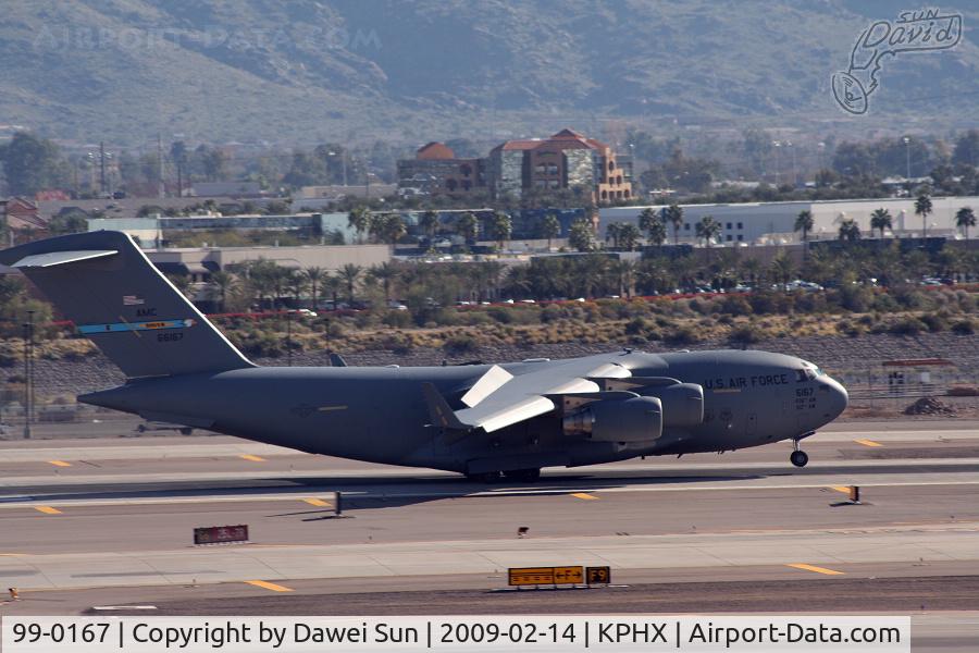 99-0167, 1999 Boeing C-17A Globemaster III C/N 50071/P-67, C17