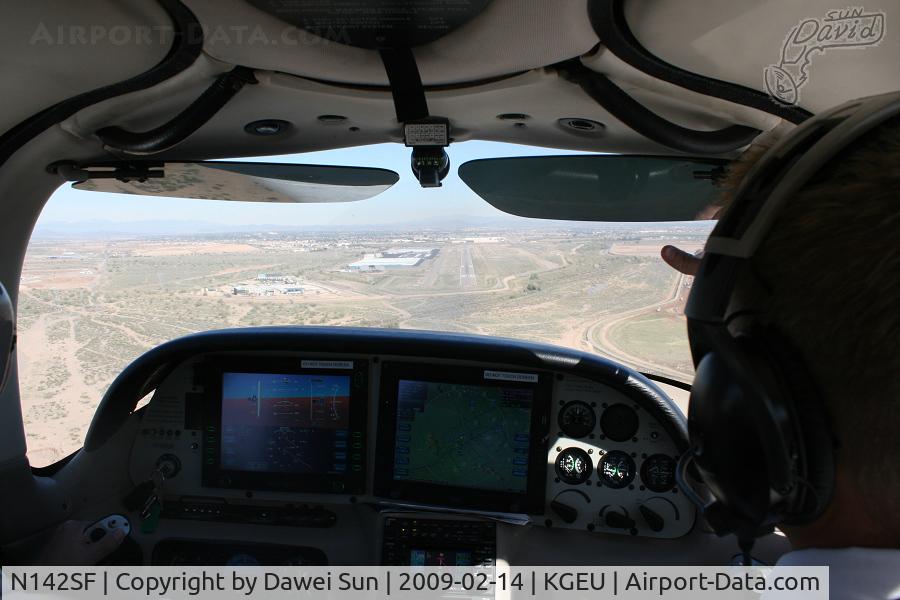 N142SF, 2005 Cirrus SR20 G2 C/N 1527, landing