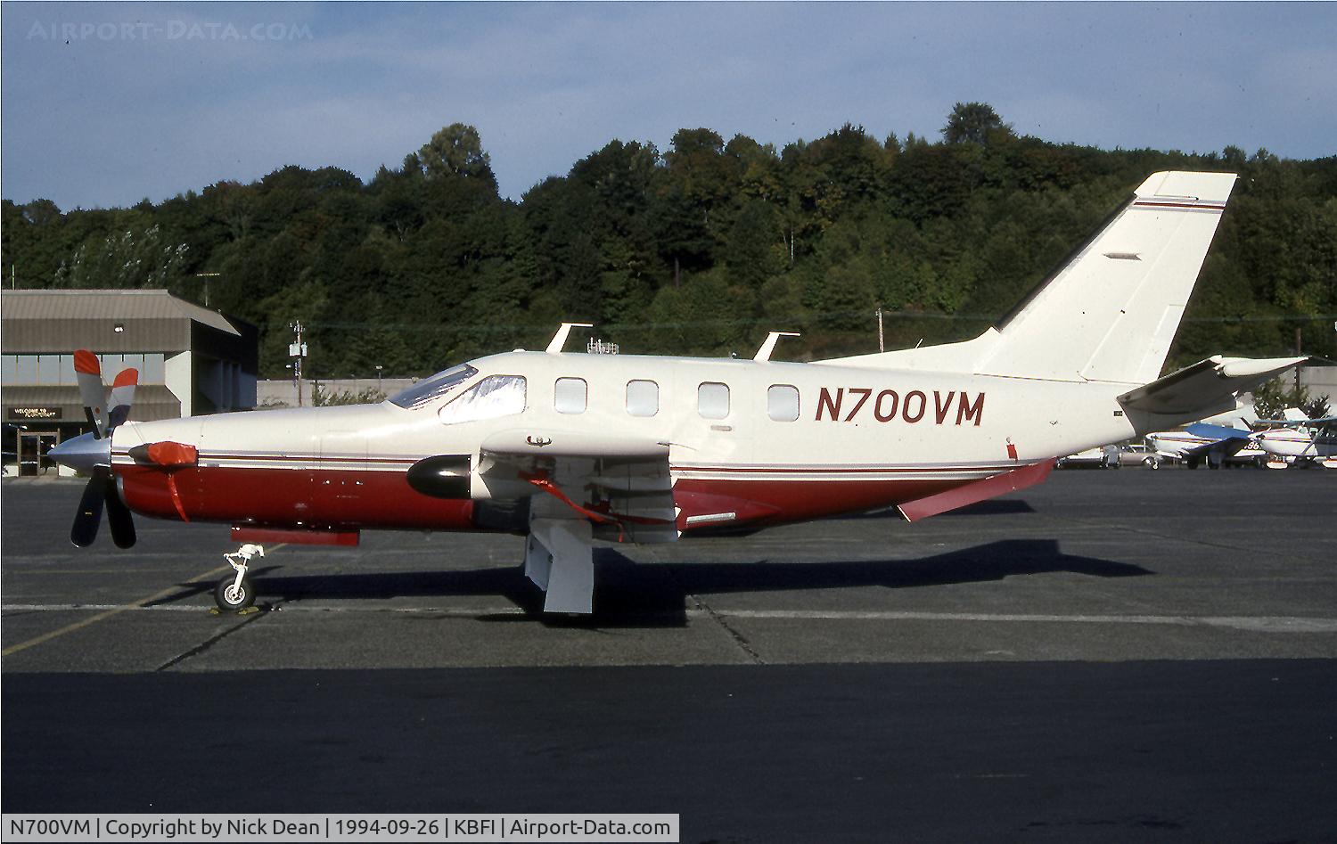N700VM, Socata TBM-700 C/N 72, KBFI