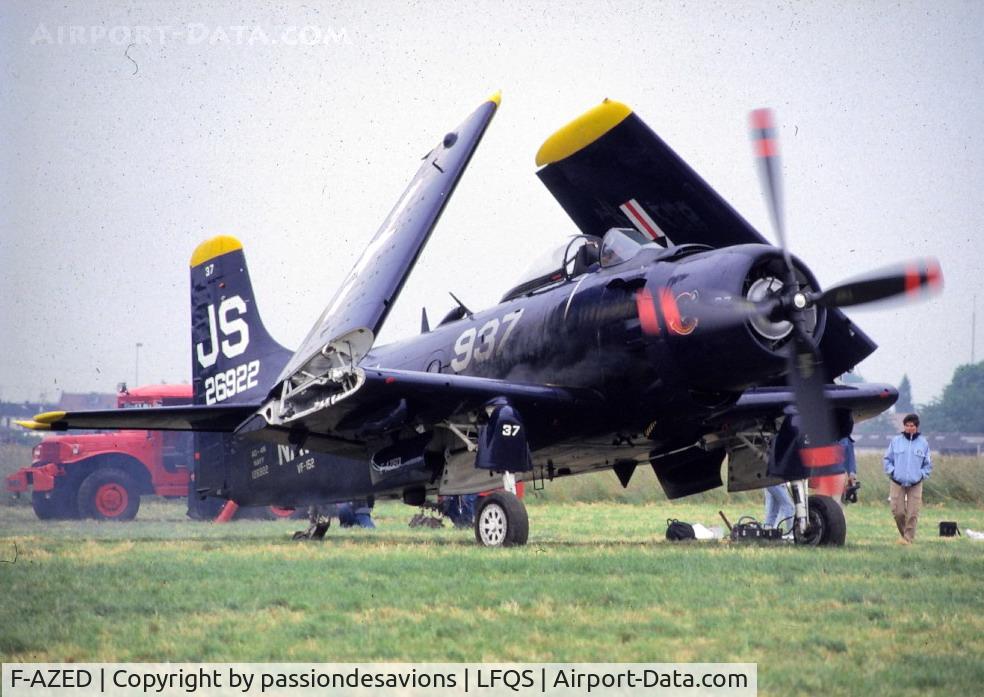 F-AZED, 1948 Douglas A-1D Skyraider (AD-4NA) C/N 7722, in an Airshow