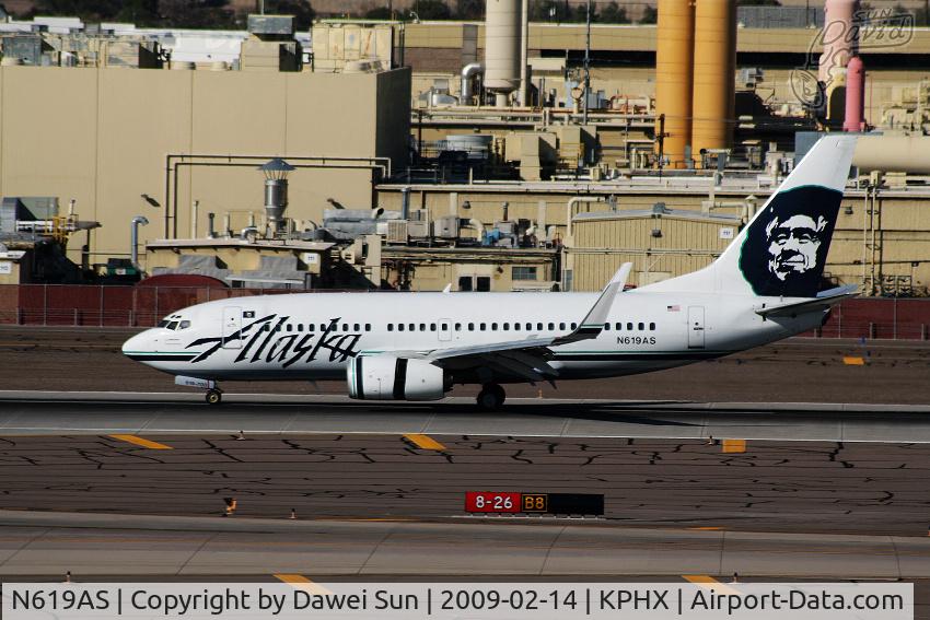 N619AS, 2000 Boeing 737-790 C/N 30164, PHX