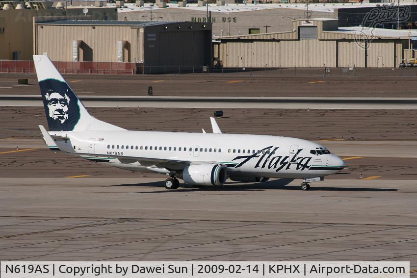 N619AS, 2000 Boeing 737-790 C/N 30164, N619AS