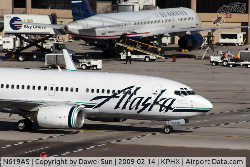 N619AS, 2000 Boeing 737-790 C/N 30164, KPHX