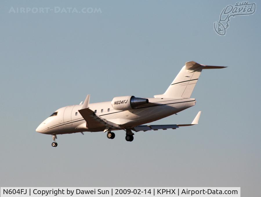 N604FJ, 1986 Canadair Challenger 601-3A (CL-600-2B16) C/N 5001, N604FJ