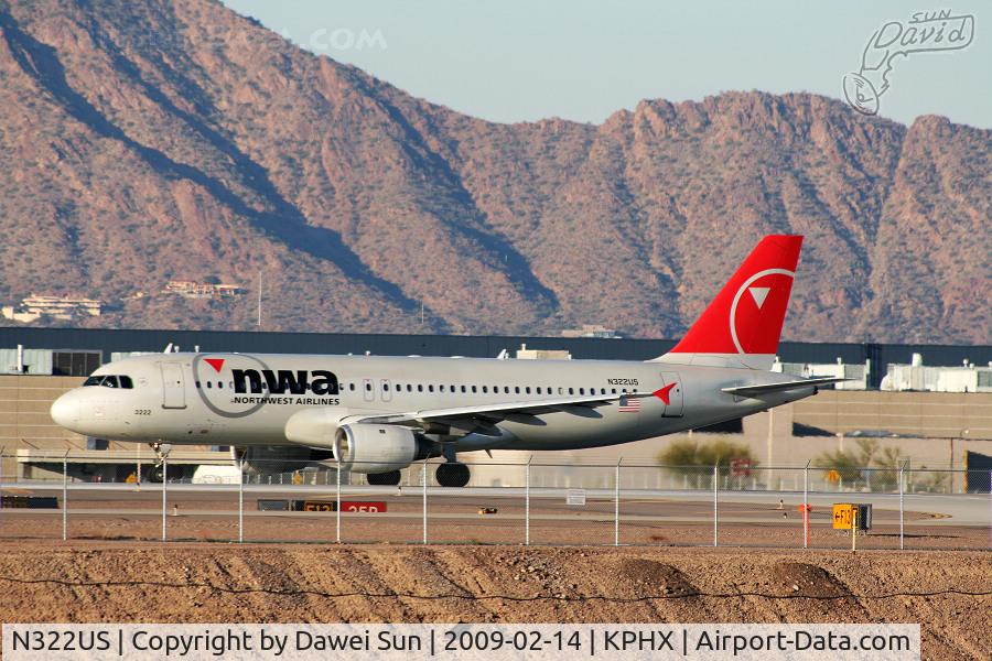 N322US, 1992 Airbus A320-211 C/N 263, 320