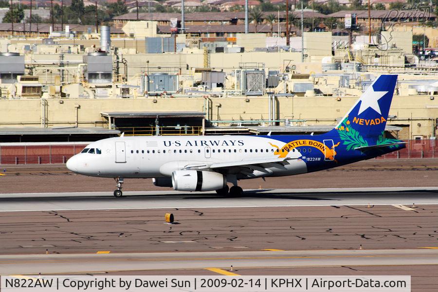 N822AW, 2000 Airbus A319-132 C/N 1410, 319