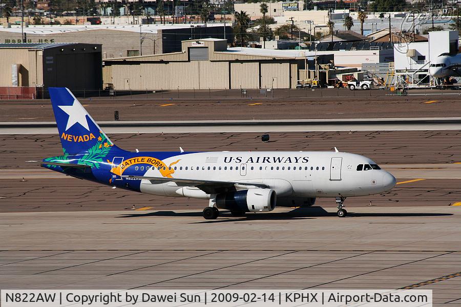 N822AW, 2000 Airbus A319-132 C/N 1410, 319