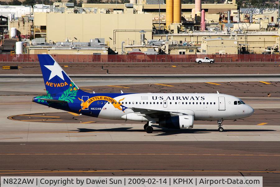 N822AW, 2000 Airbus A319-132 C/N 1410, 319
