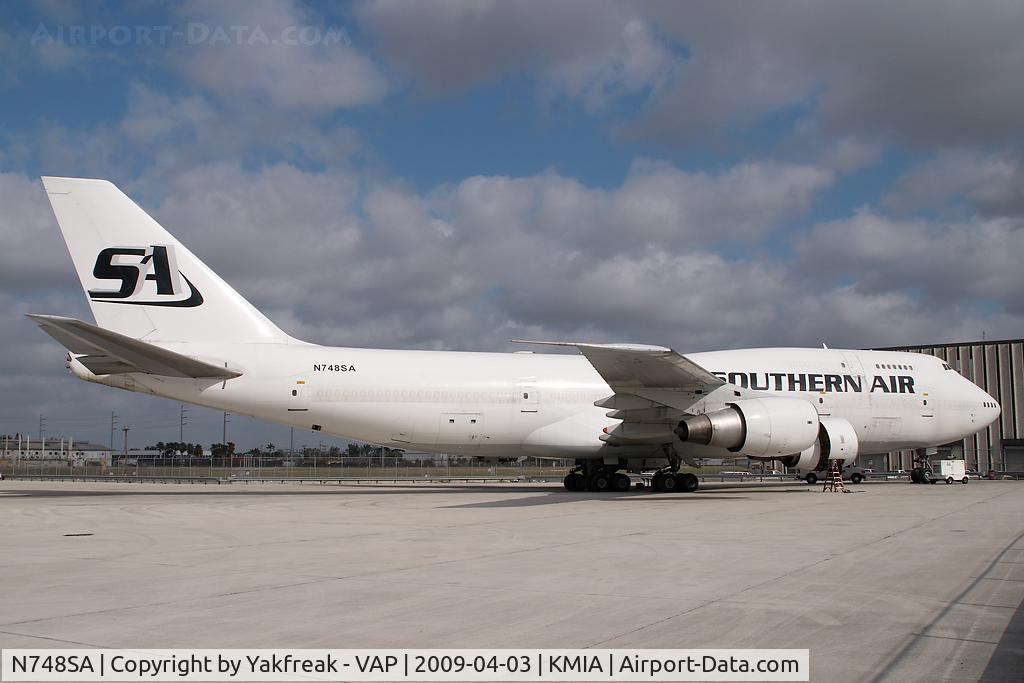 N748SA, 1975 Boeing 747-206B C/N 21110, Southern Air Boeing 747-200SUDF