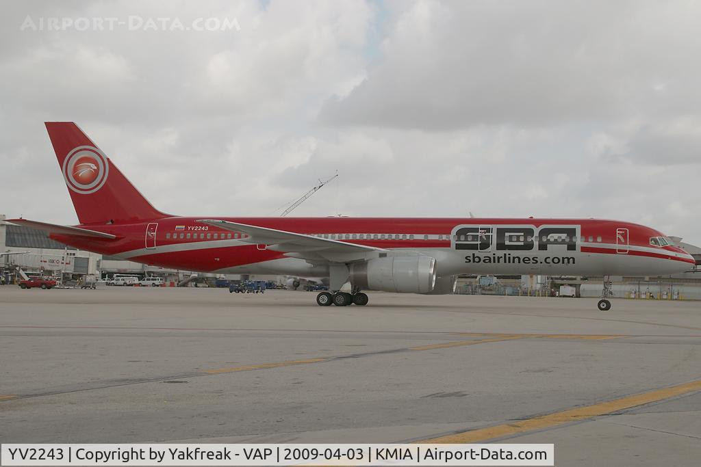 YV2243, 1988 Boeing 757-236 C/N 24118, Santa Barbara Boeing 757-200