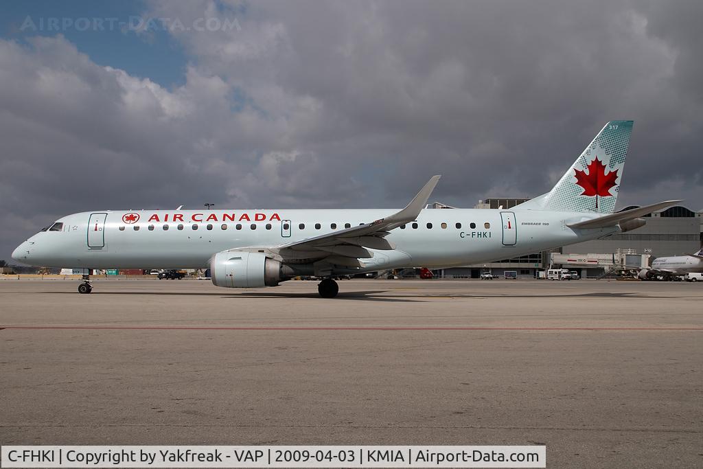 C-FHKI, 2006 Embraer 190AR (ERJ-190-100IGW) C/N 19000052, Air Canada Embraer 190