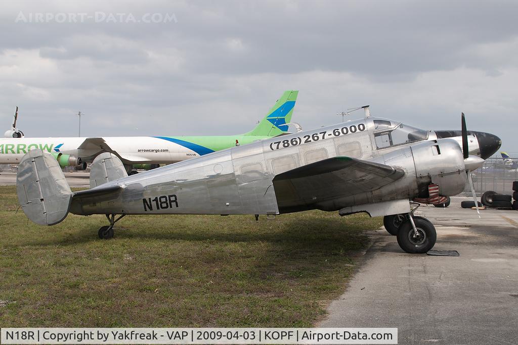 N18R, 1957 Beech E18S C/N BA-312, Beech 18