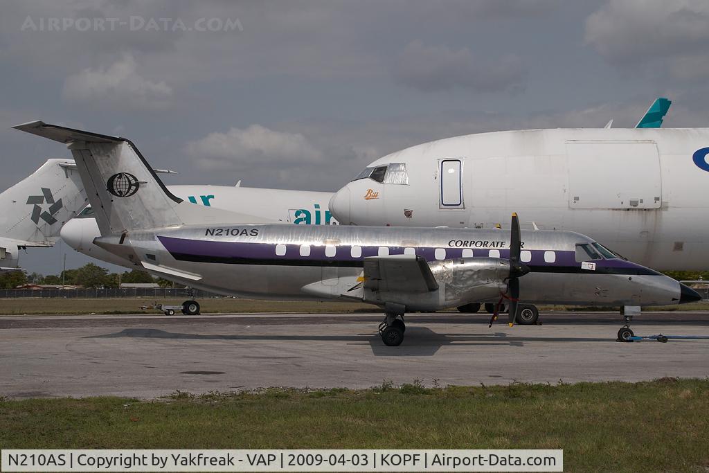 N210AS, 1985 Embraer EMB-120ER Brasilia C/N 120.006, Corporate Air Embraer 120