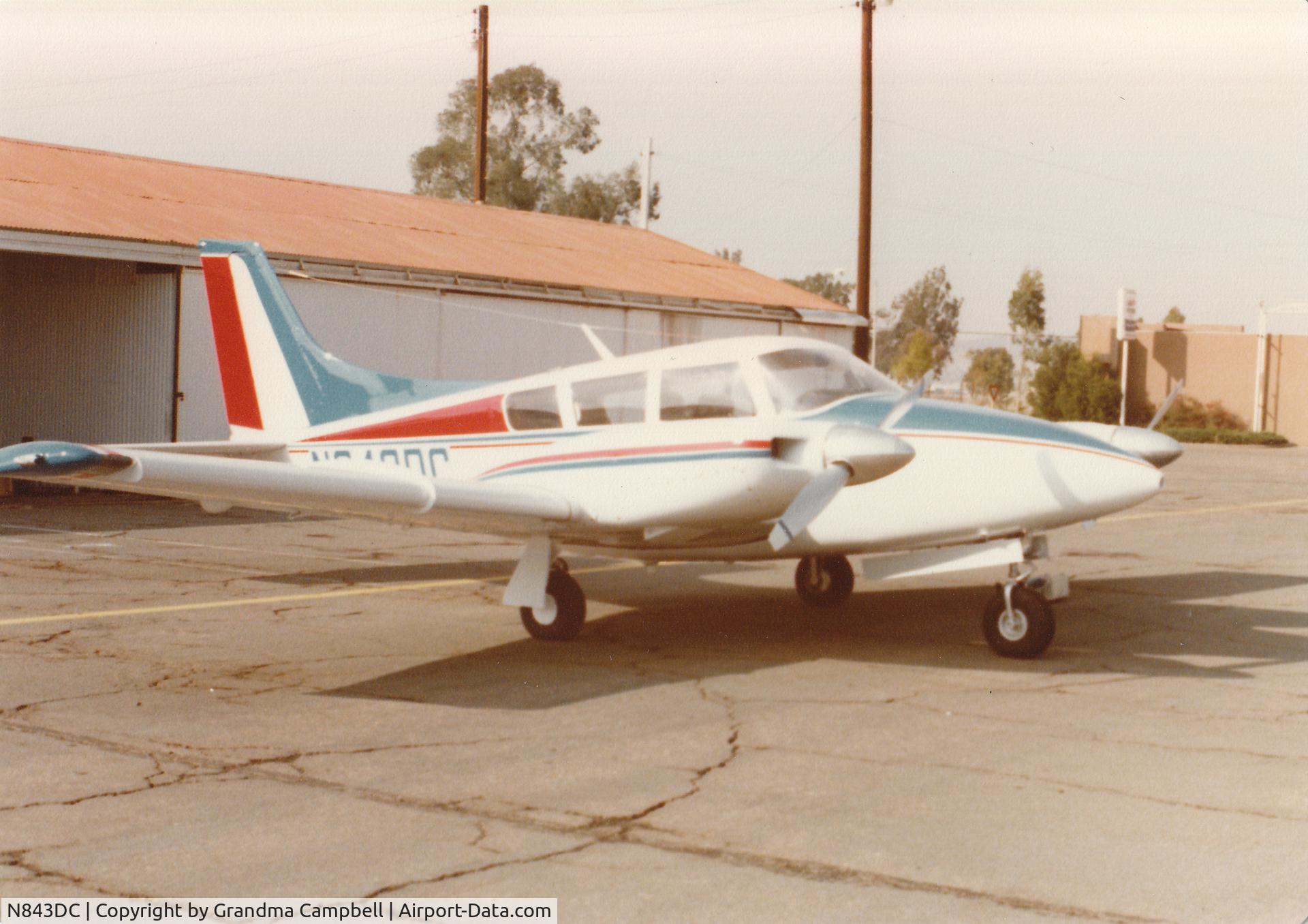 N843DC, 1965 Piper PA-30 Twin Comanche C/N 30-967, Hanger at Gillespie Field
