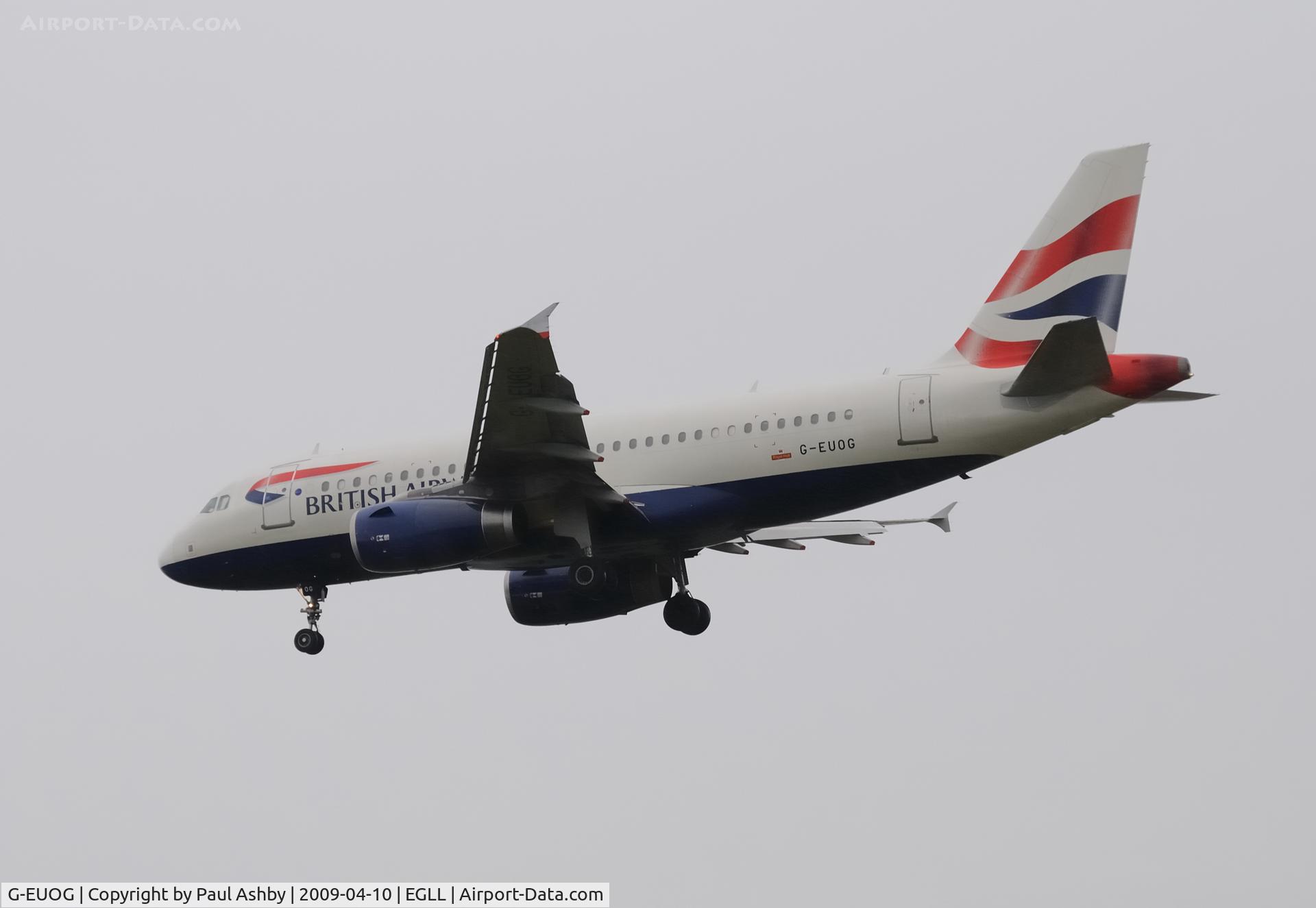 G-EUOG, 2001 Airbus A319-131 C/N 1594, AIRBUS A319